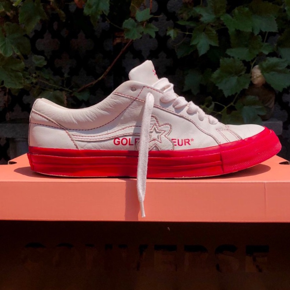 color block pack red golf le fleur converse